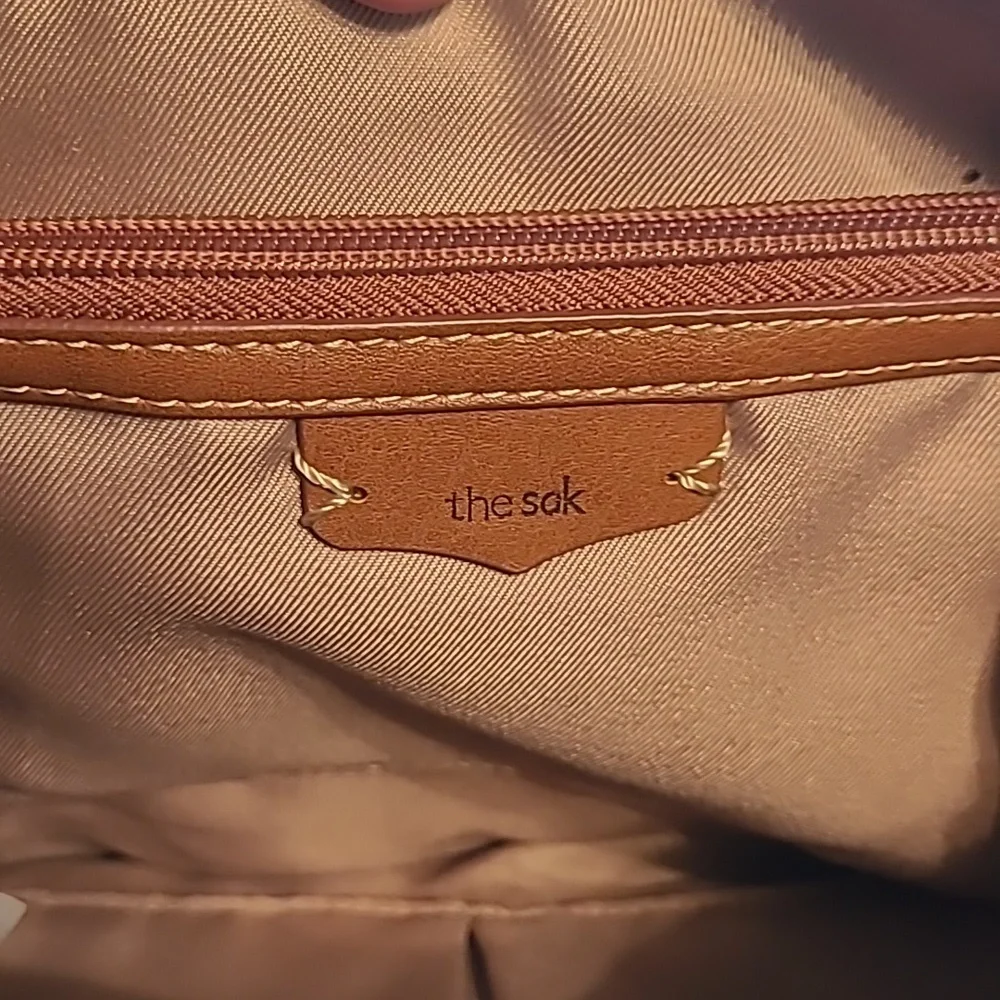 The SAK Sequoia Hobo soft Butter Cream Blue leather Shoulder Bag - Picture 10 of 16